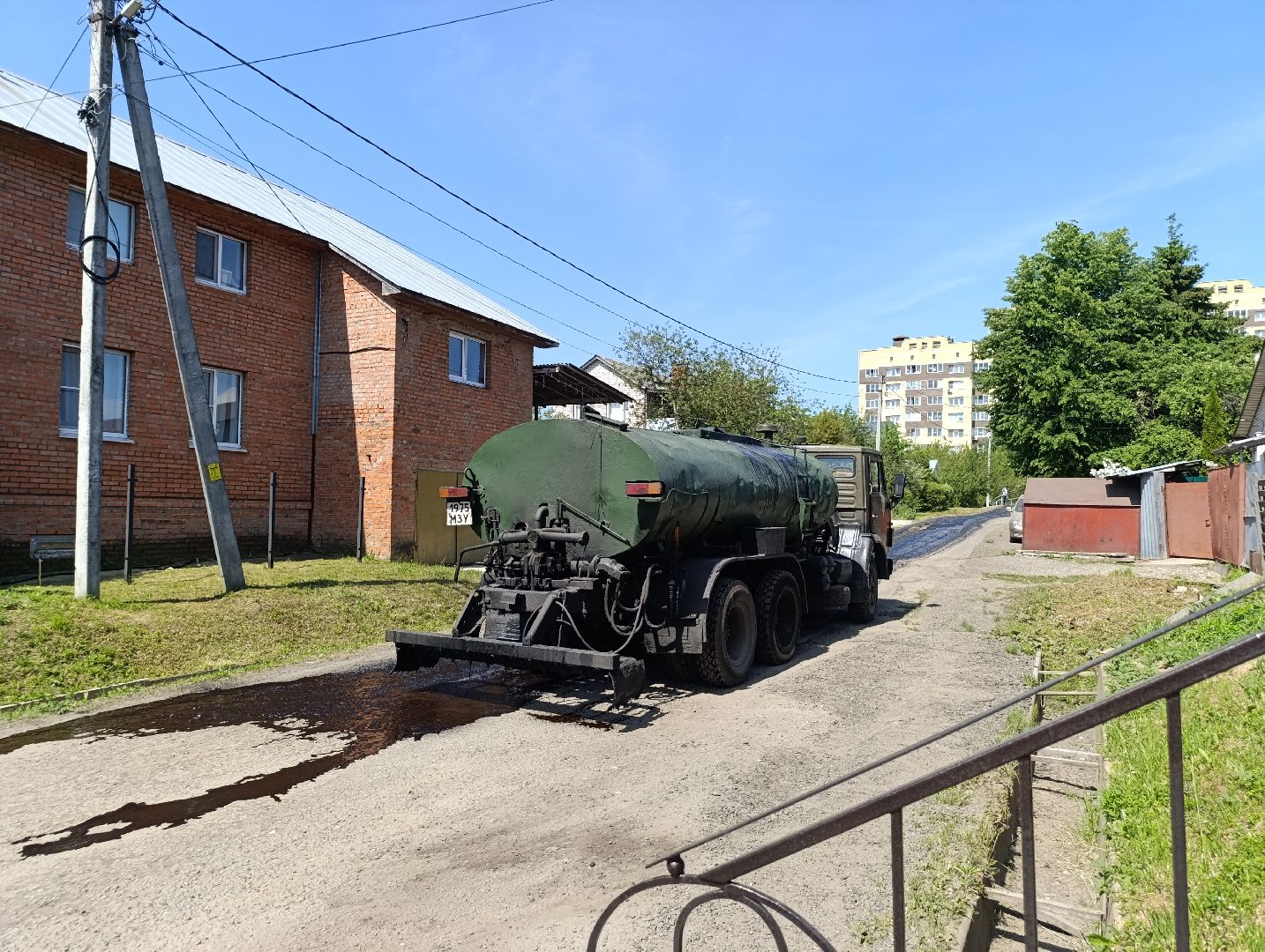 Бронницы, Ремонт дороги, Укладка асфальта, Ремонт дороги на улице Колхозная,