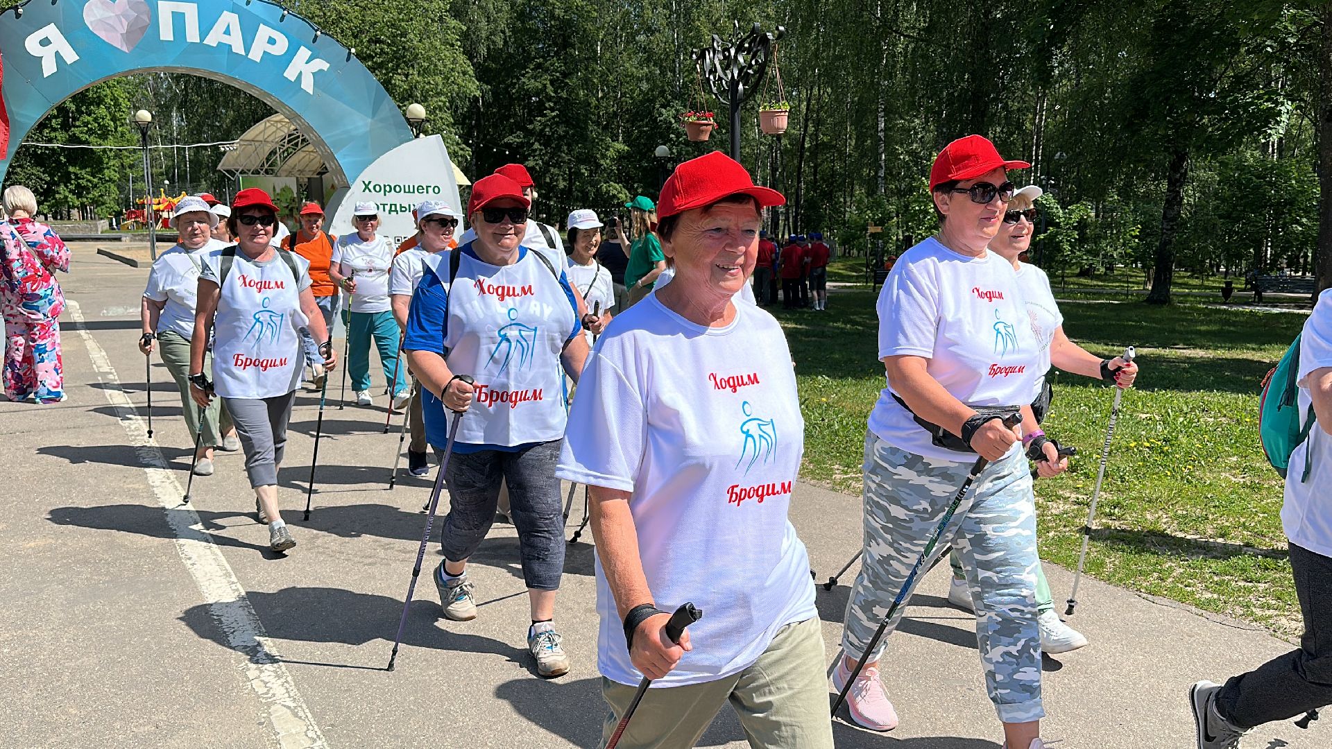 Клин, общество, спорт, активное долголетие, Подмосковье, северная ходьба,
