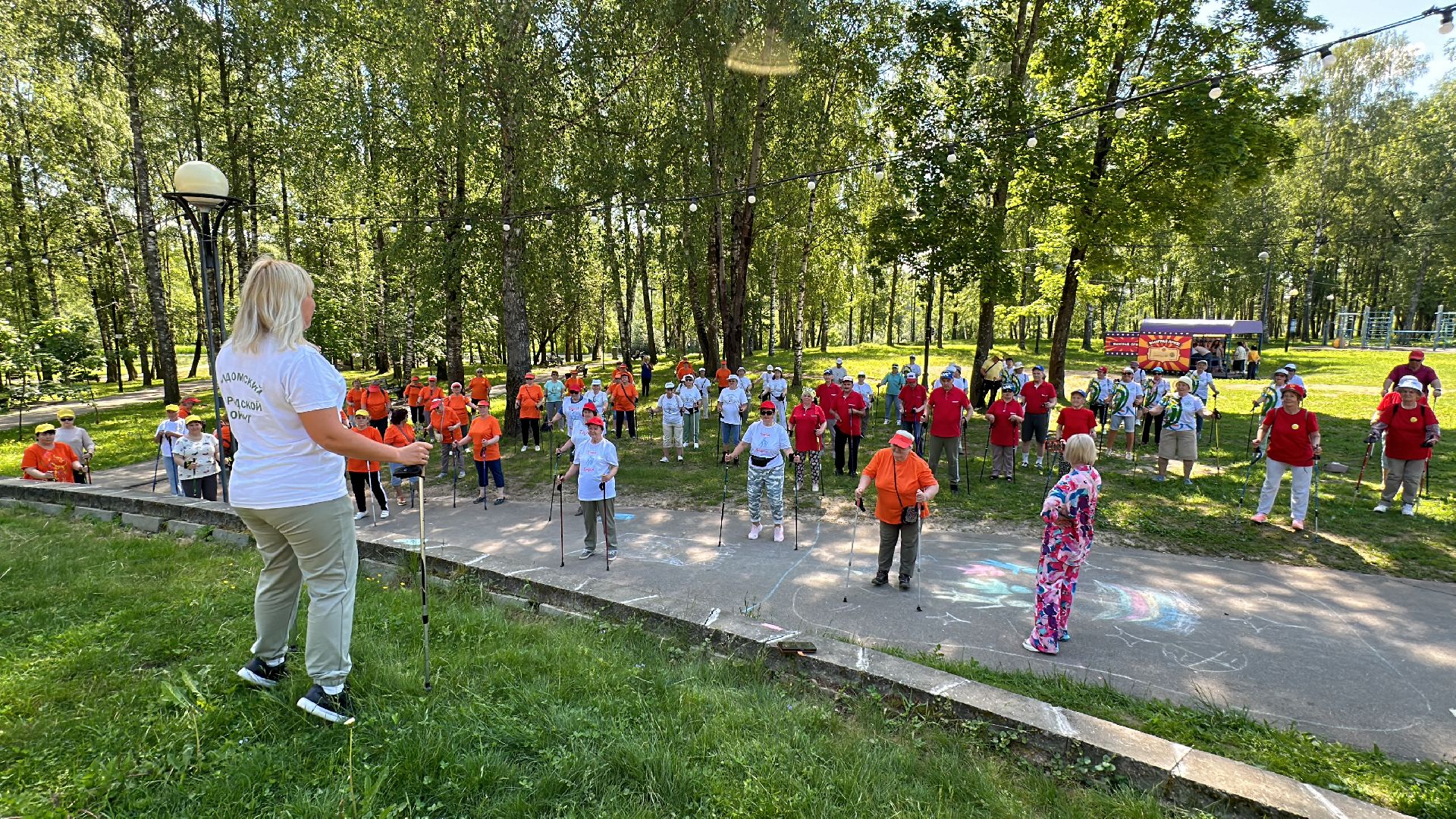 Клин, общество, спорт, активное долголетие, Подмосковье, северная ходьба,