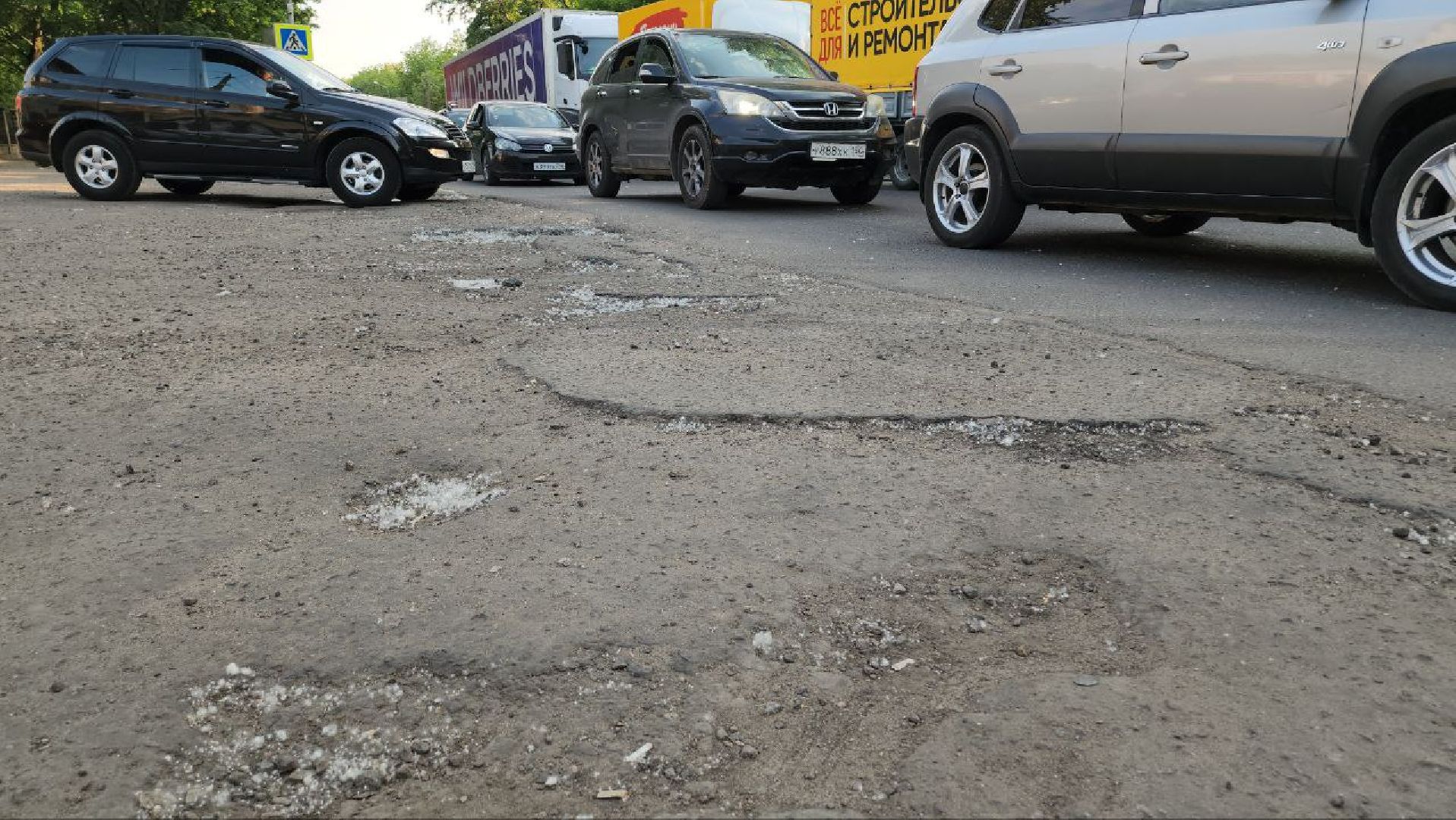 выездная администрация, просьба жителей, асфальтовое покрытие,