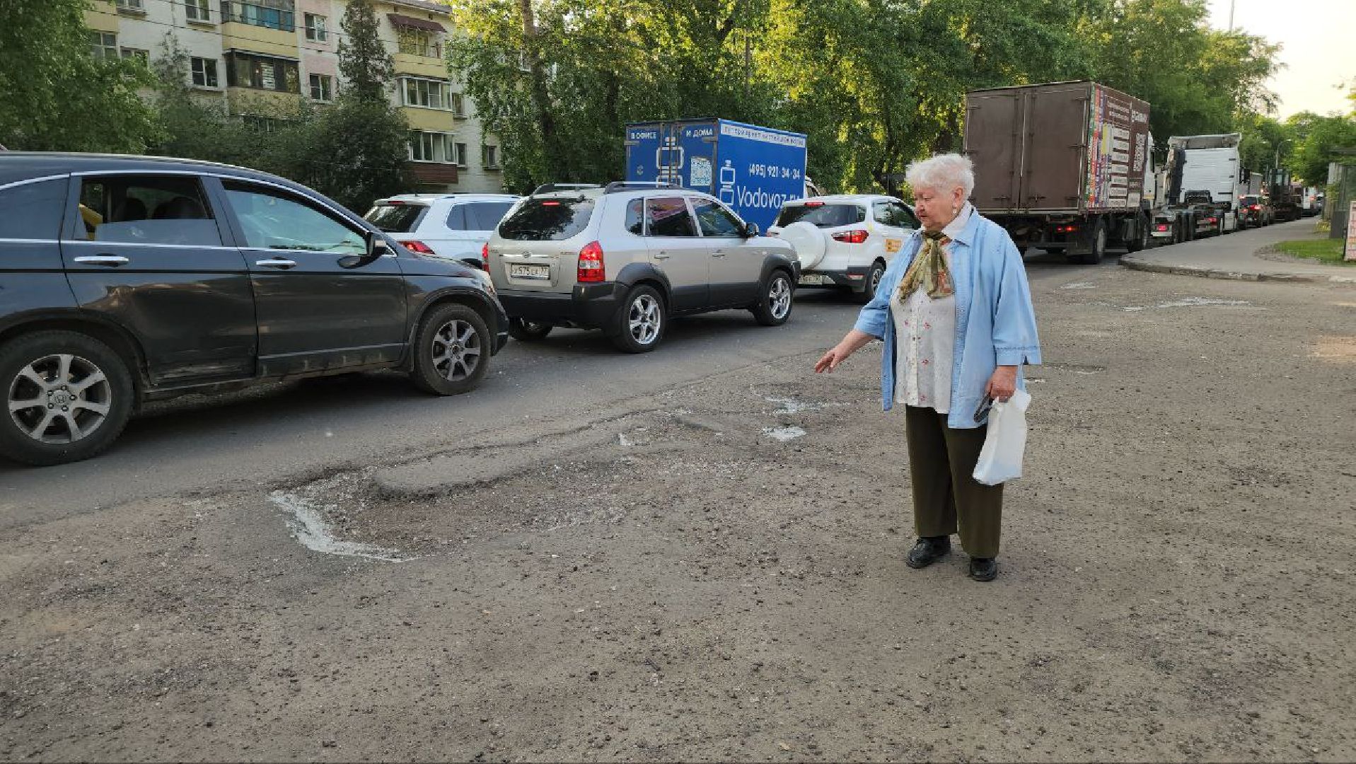 выездная администрация, просьба жителей, асфальтовое покрытие,