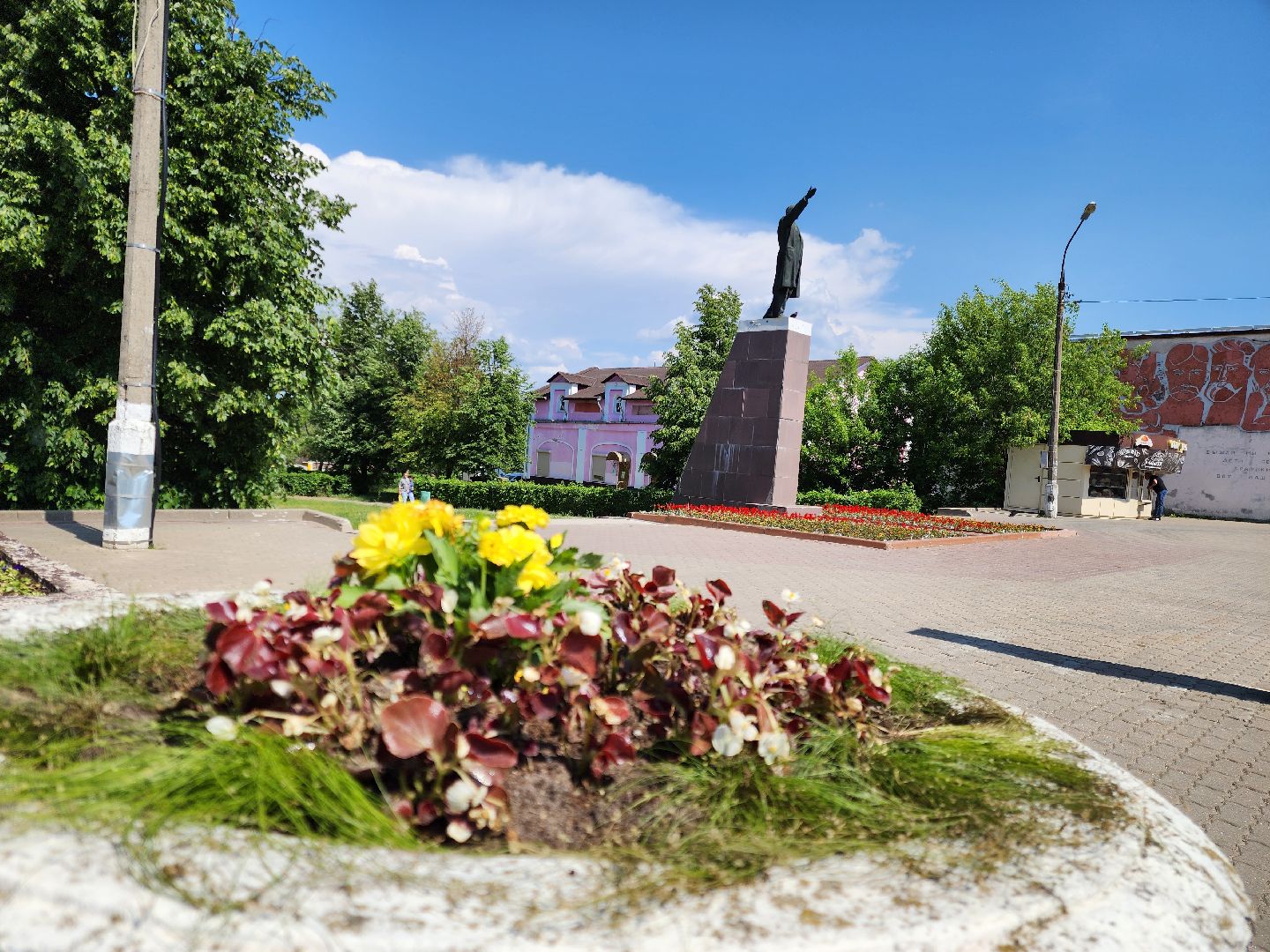 ногинск, благоустройство, цветы, высадка цветов, благосфера, жители, общество,