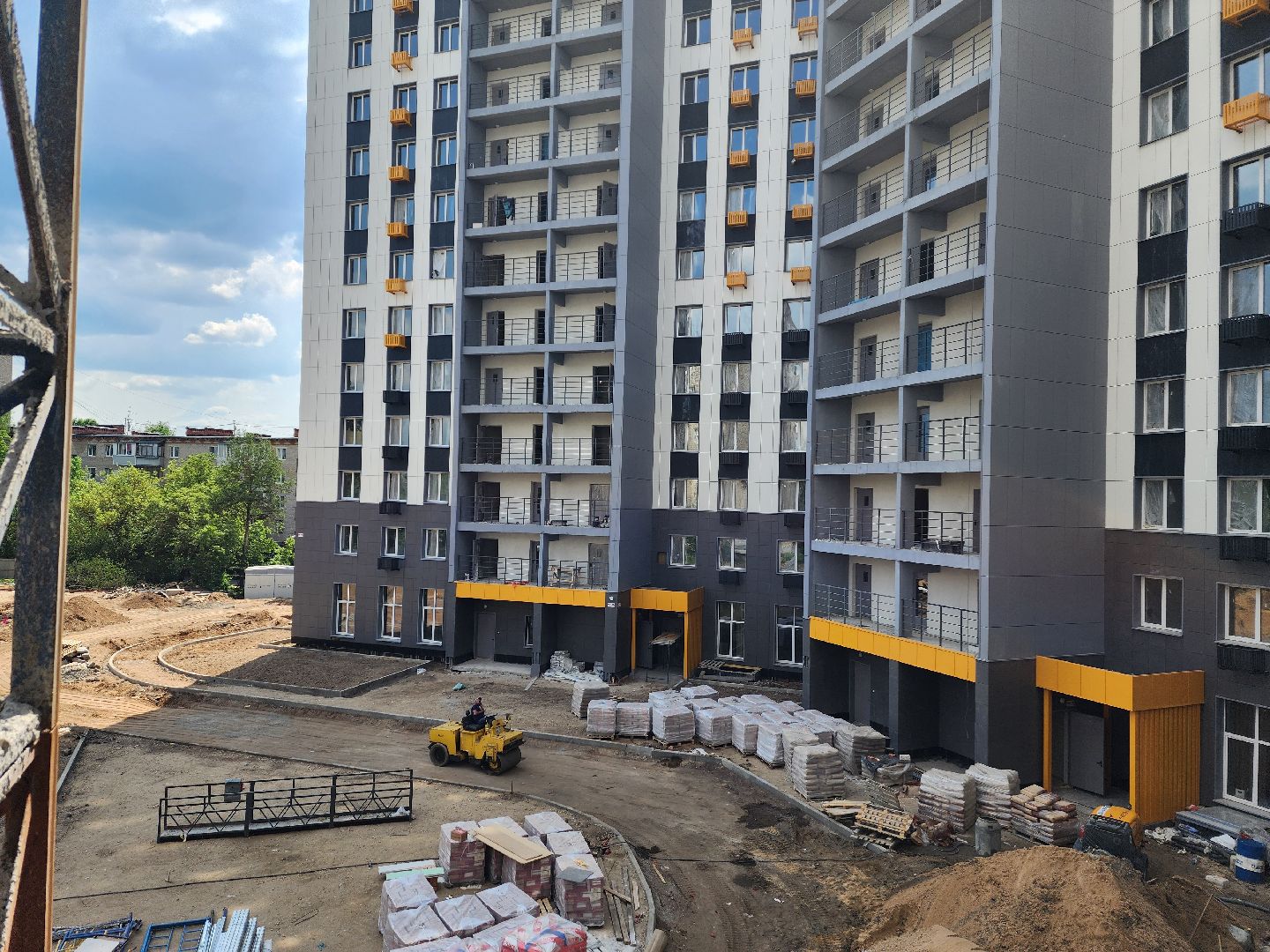 красноармейск, г.о. пушкинский, дом для переселенцев, стройка,