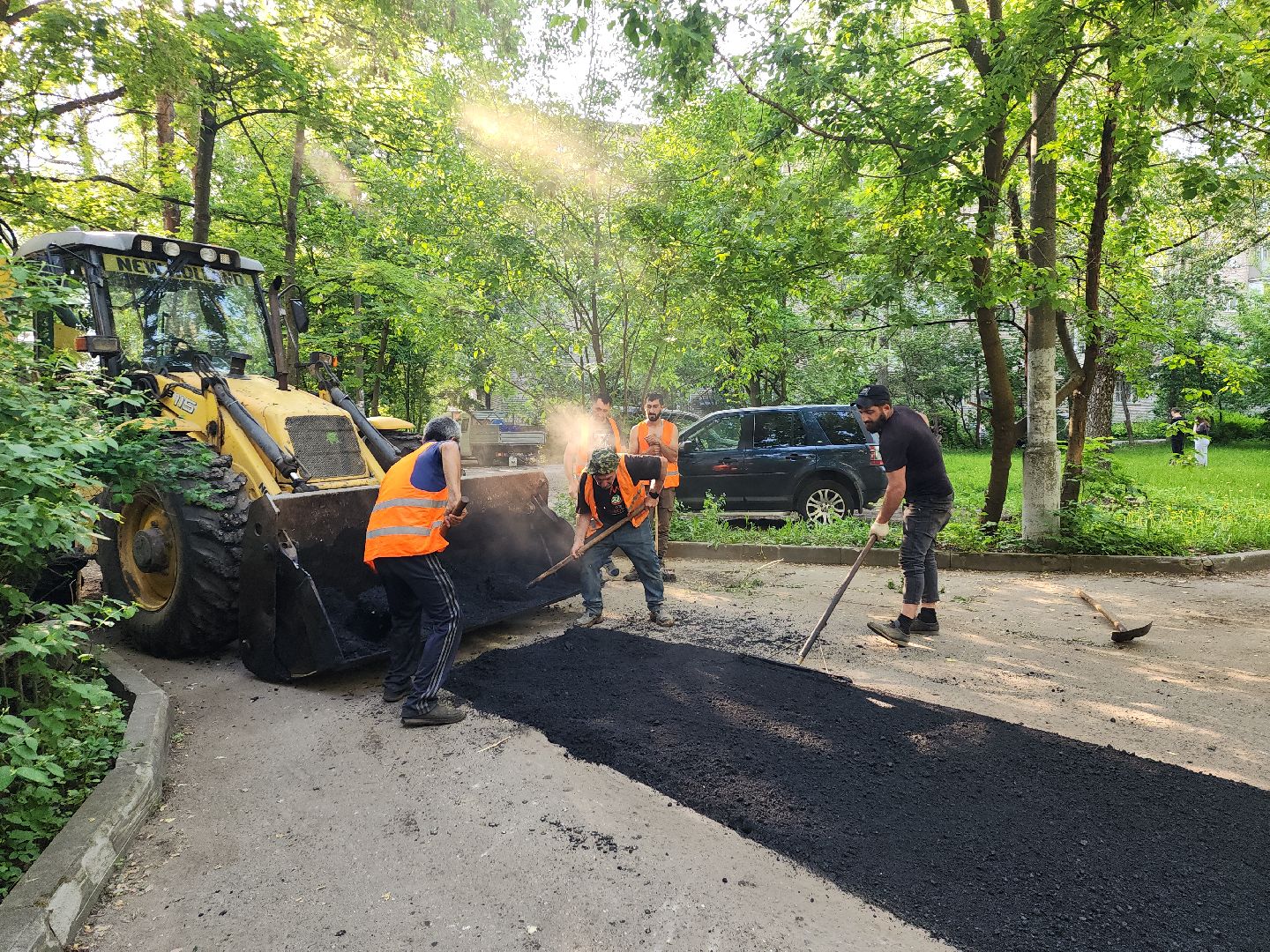 пушкино, благоустройство, ямочный ремонт, дворовая территория,