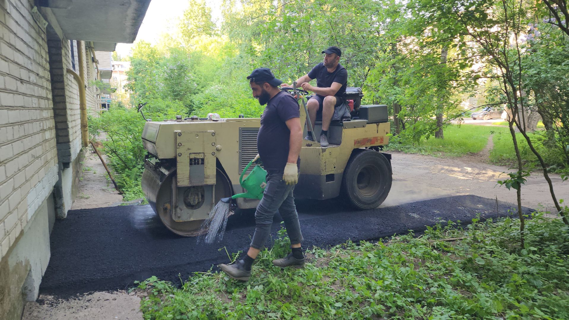 пушкино, благоустройство, ямочный ремонт, дворовая территория,