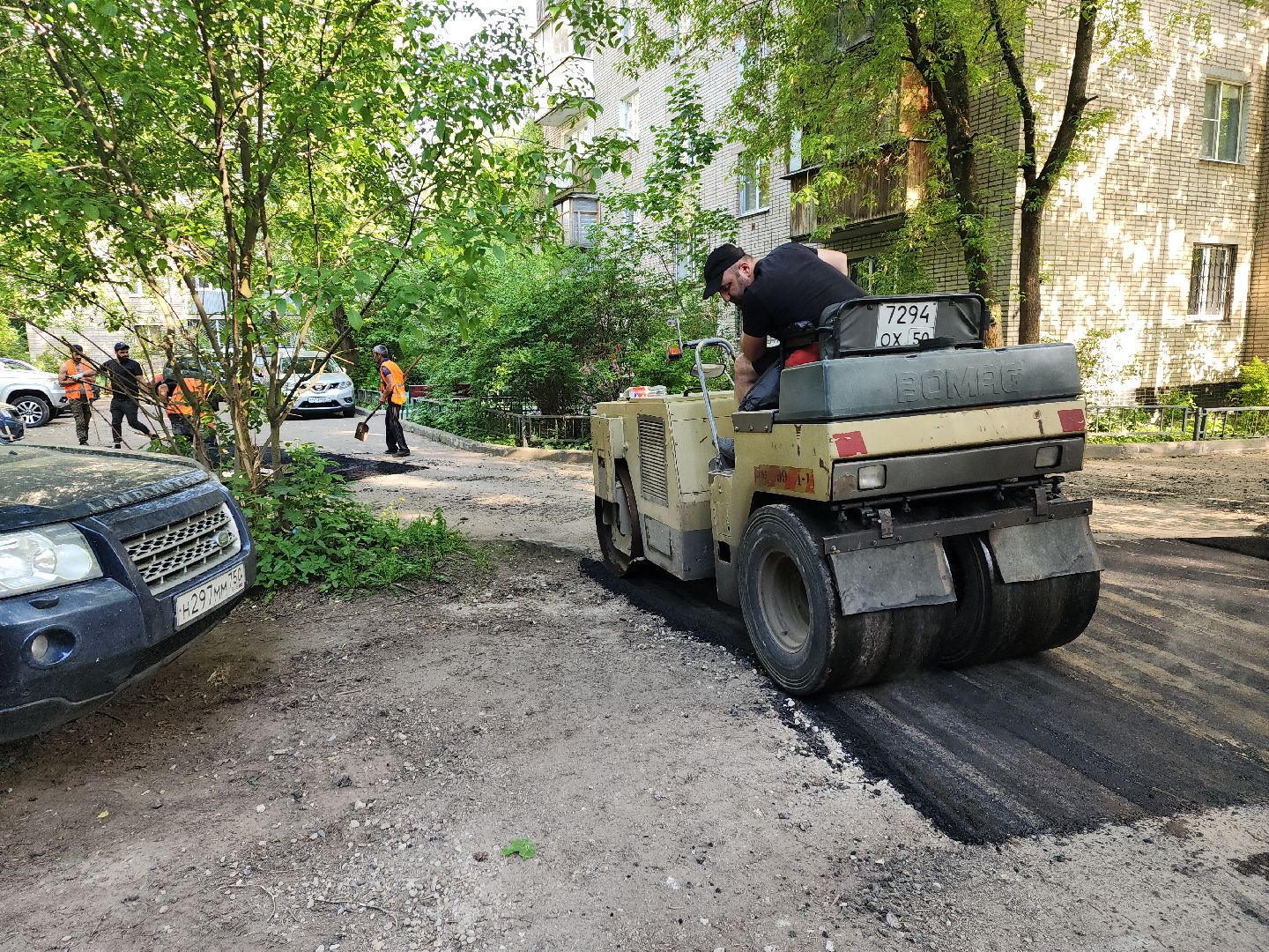 пушкино, благоустройство, ямочный ремонт, дворовая территория,