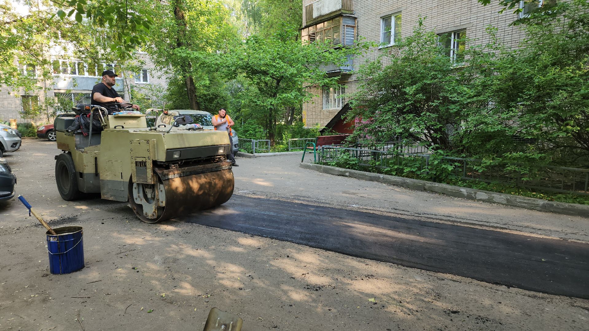 пушкино, благоустройство, ямочный ремонт, дворовая территория,