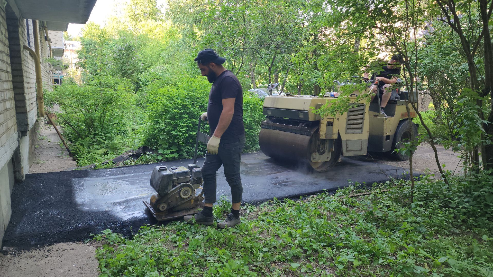 пушкино, благоустройство, ямочный ремонт, дворовая территория,