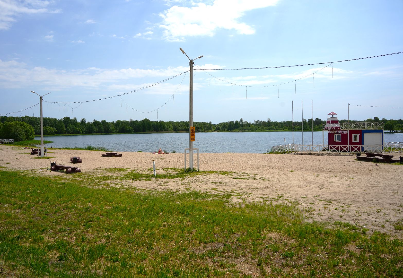 Рошаль, пляж, озеро Юбилейное, Большая Шатура, купальный сезон,