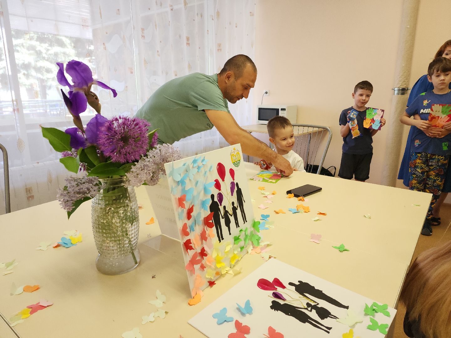 ивантеевка, центр социального обслуживания, дети, мастер класс, сво, подарки бойцам,