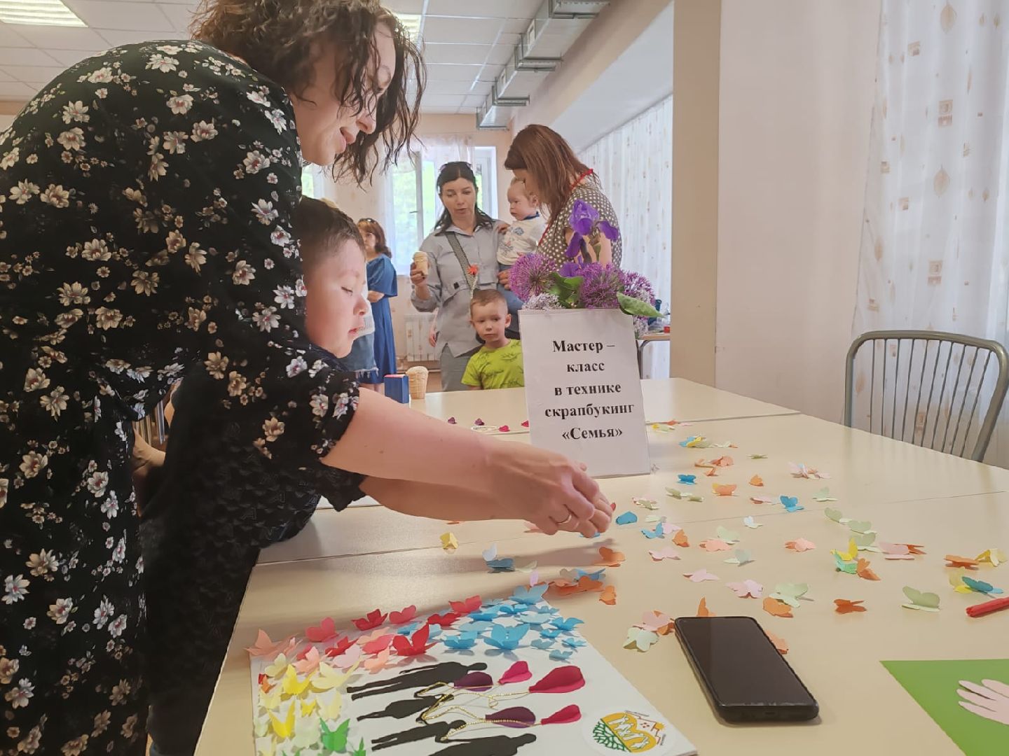 ивантеевка, центр социального обслуживания, дети, мастер класс, сво, подарки бойцам,