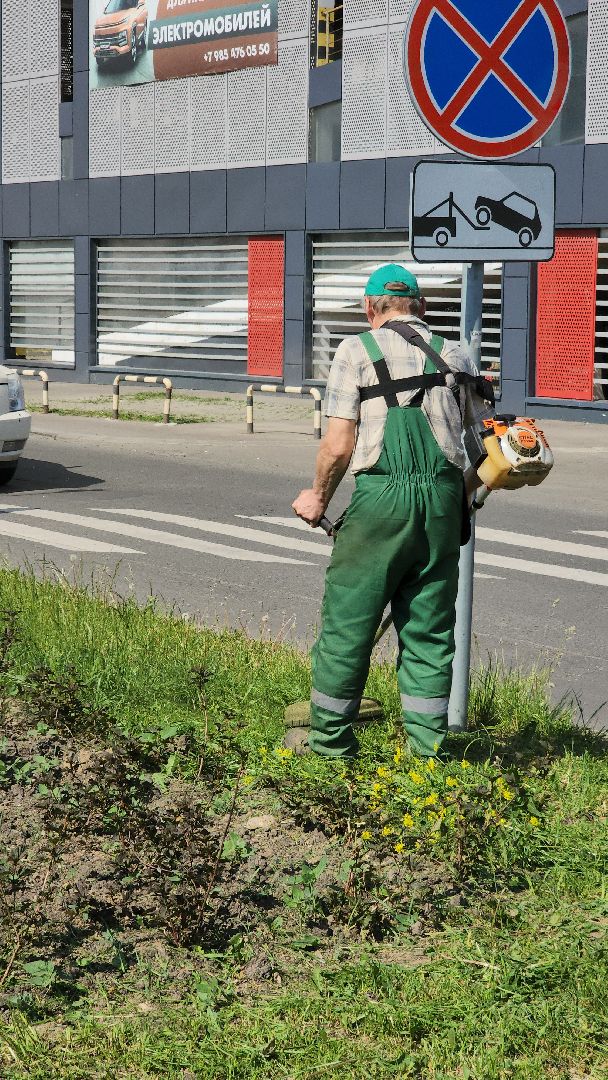 долгопрудный, покос травы,благоустройство, бульвар умберто нобиле,
