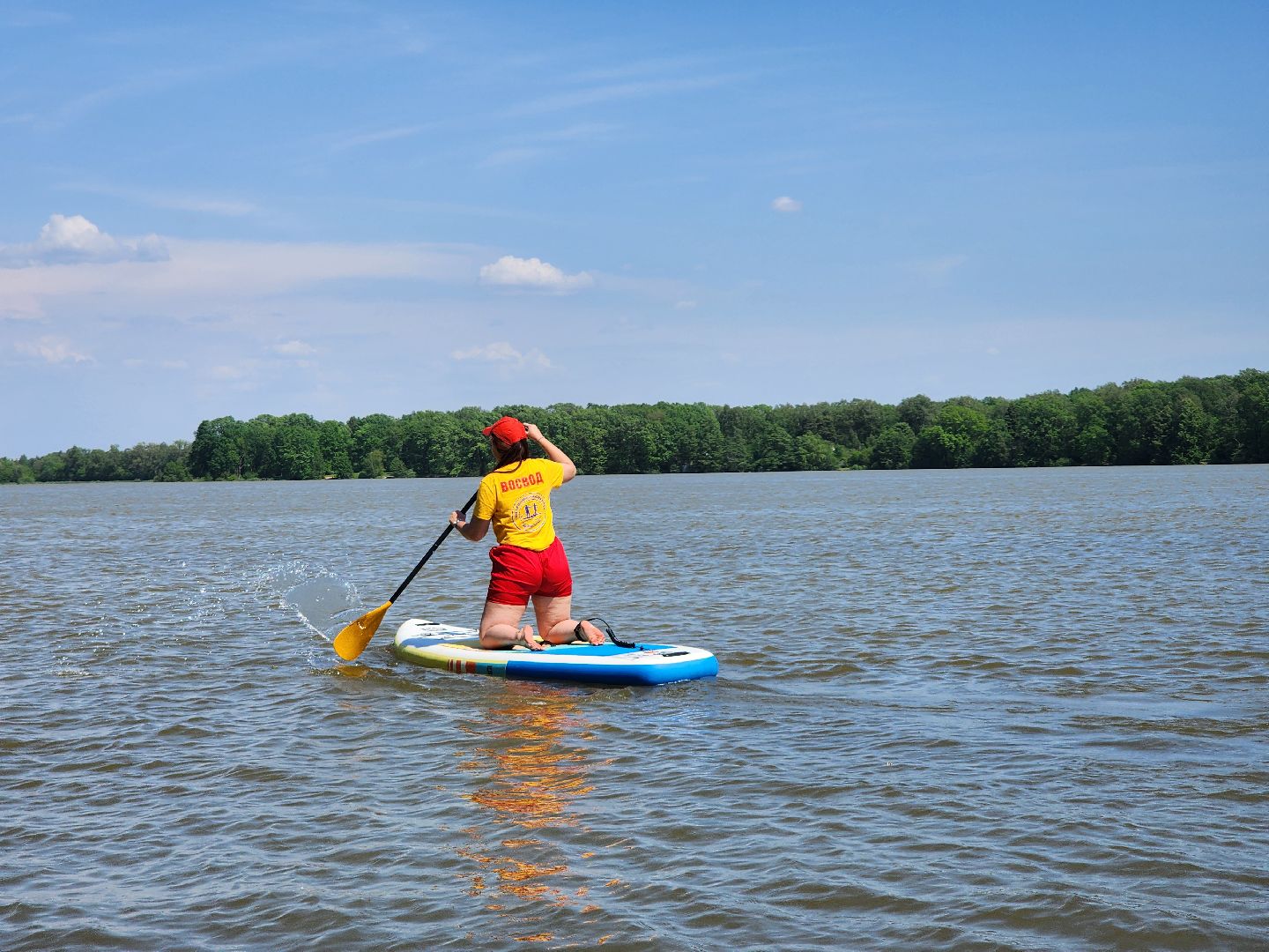 сапборд, сапсерфинг, озеро Бисерово, Богородский городской округ,
