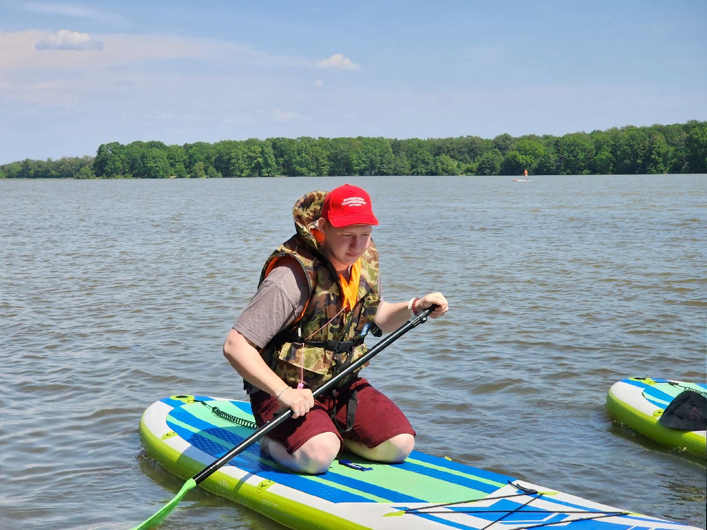 сапборд, сапсерфинг, озеро Бисерово, Богородский городской округ,