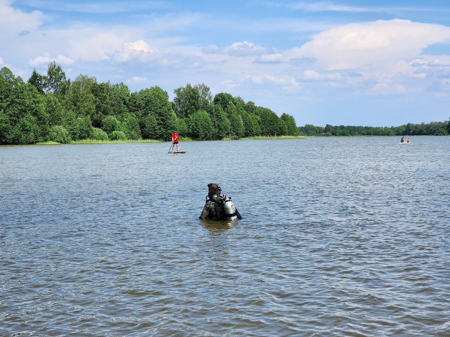 водолазы, экологическая акция, очистка водоемов, Бисерово, Богородский городской округ,