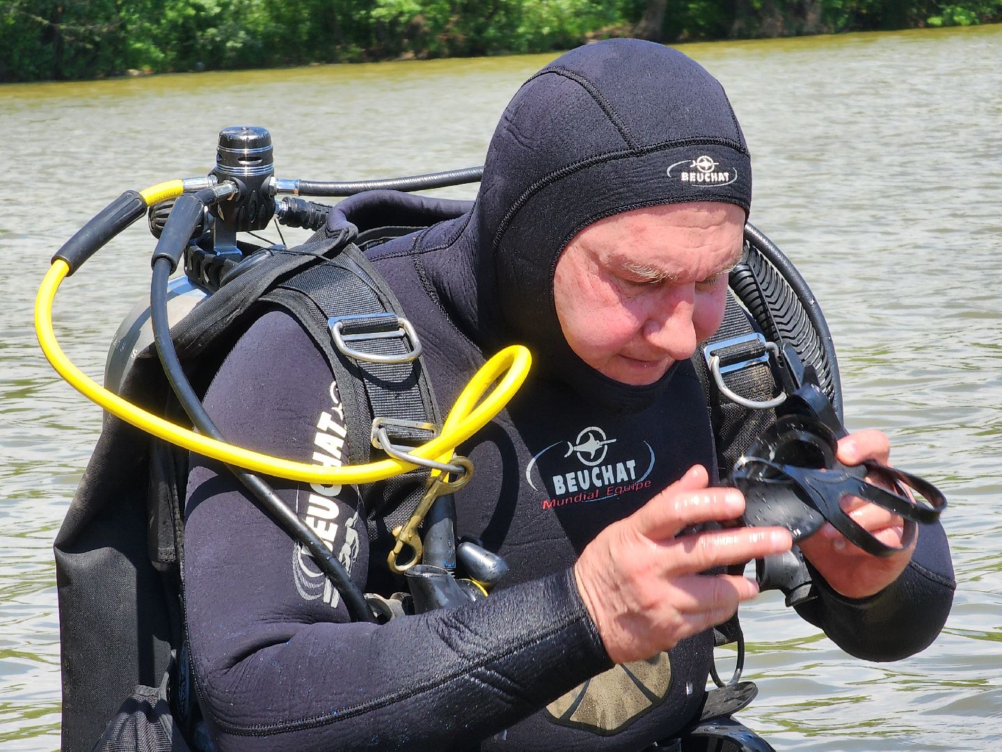 водолазы, экологическая акция, очистка водоемов, Бисерово, Богородский городской округ,