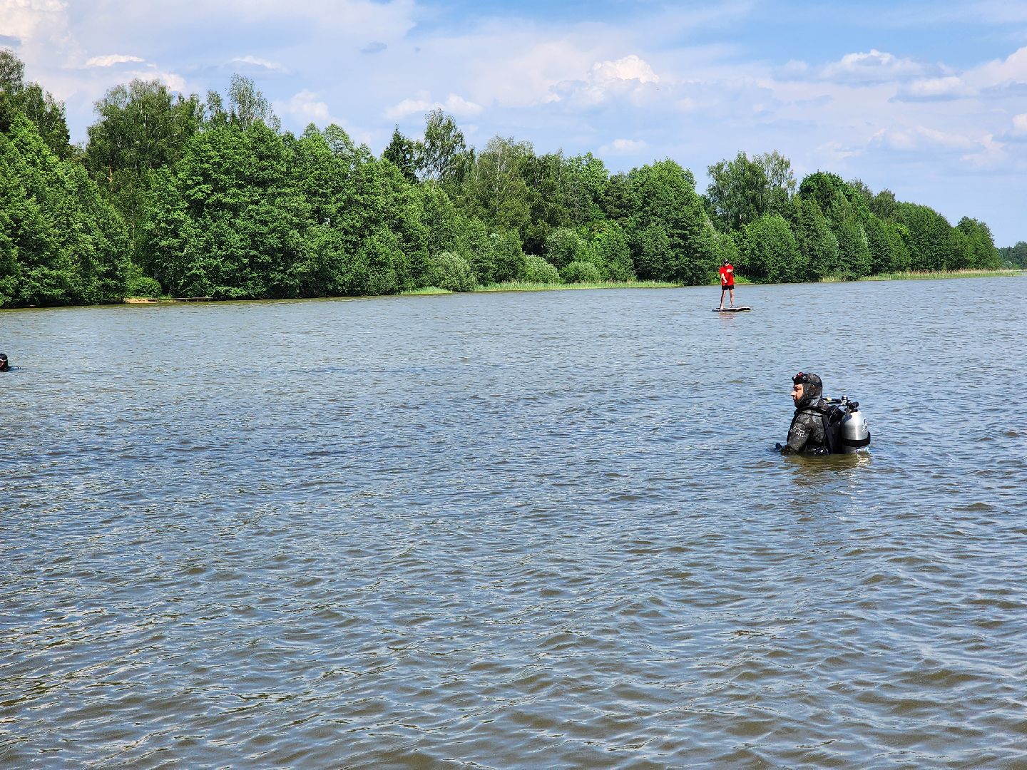 водолазы, экологическая акция, очистка водоемов, Бисерово, Богородский городской округ,