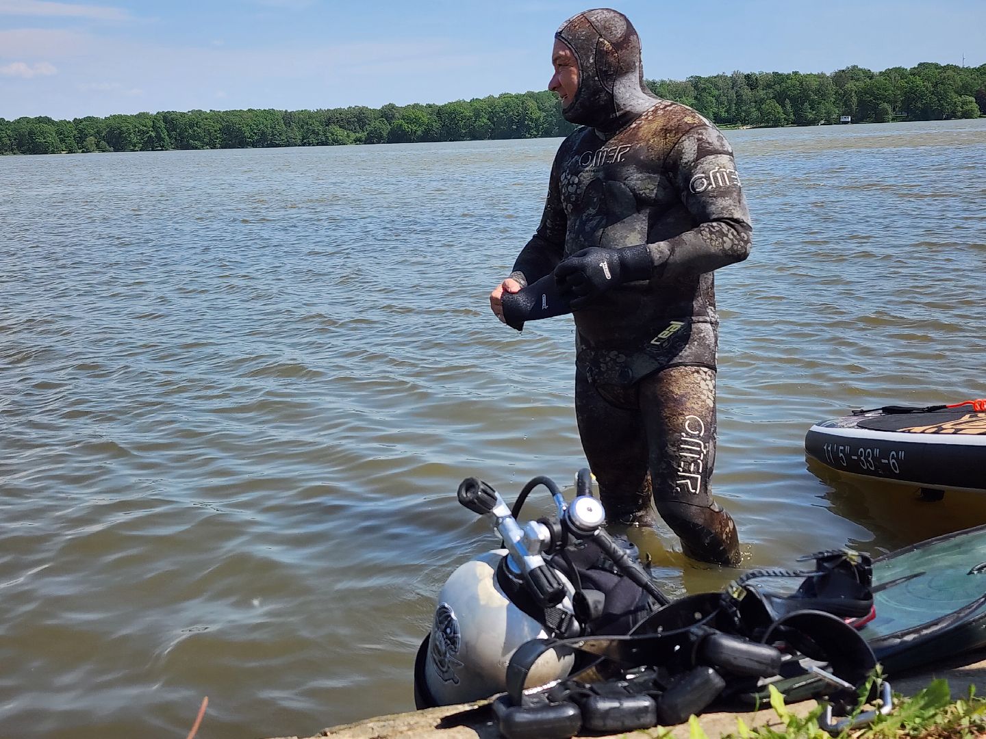 водолазы, экологическая акция, очистка водоемов, Бисерово, Богородский городской округ,