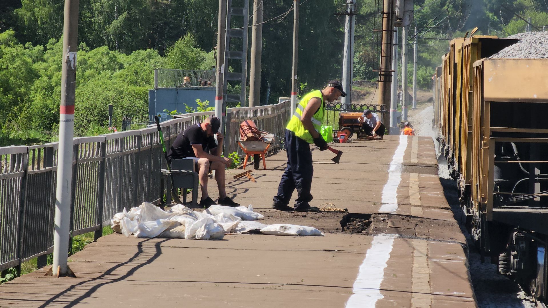 кашира, железная дорога, павелецкое направление, электрички, поезда, ожерелье, тесна, капитальный ремонт,