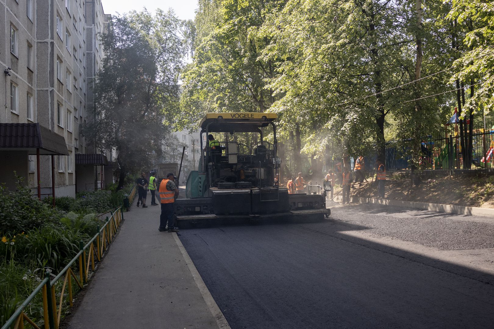 дзержинский, жкх и благоустройство, томилинская, лесная, асфальтирование дорог, андроник пак, никита иванов,