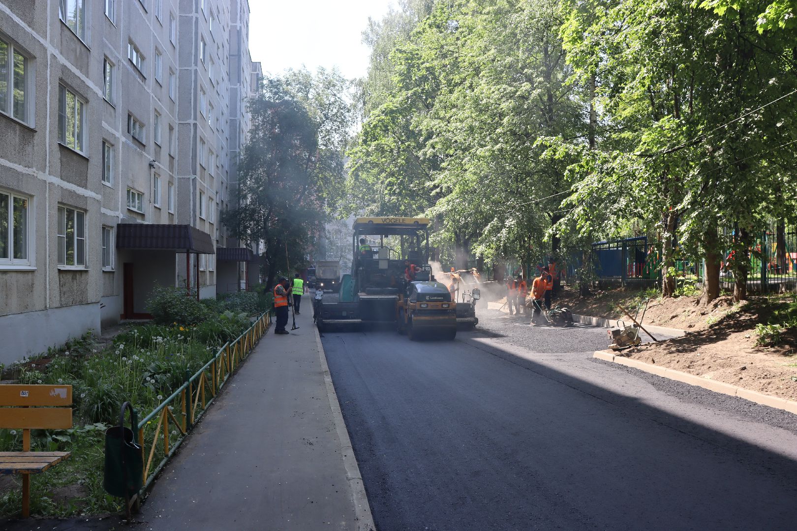 дзержинский, жкх и благоустройство, томилинская, лесная, асфальтирование дорог, андроник пак, никита иванов,