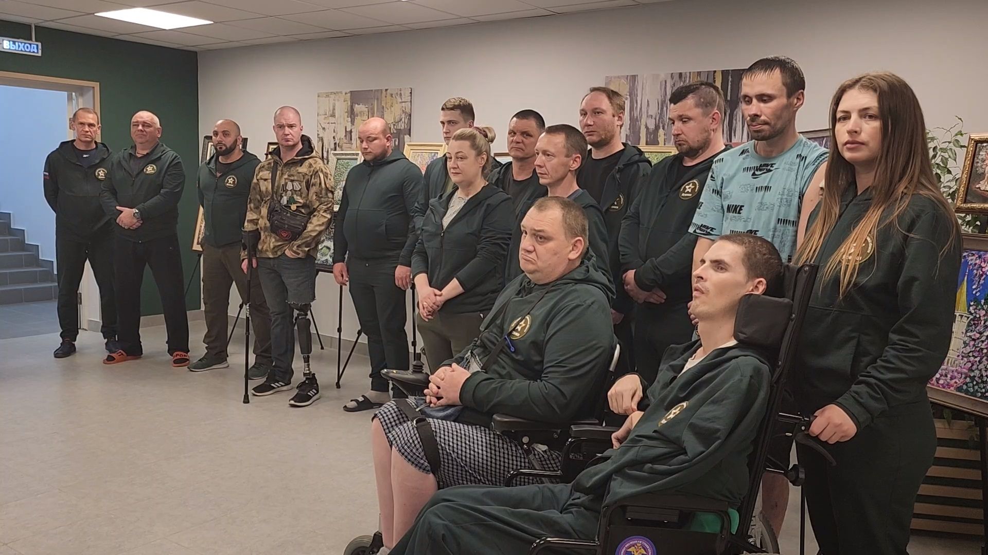 Подольск, реабилитация участников сво, выставка, Картины,