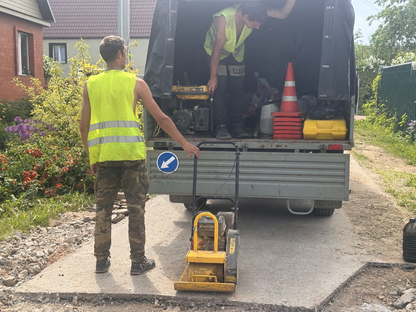 шаховская, коммунальная служба, ямочный ремонт,