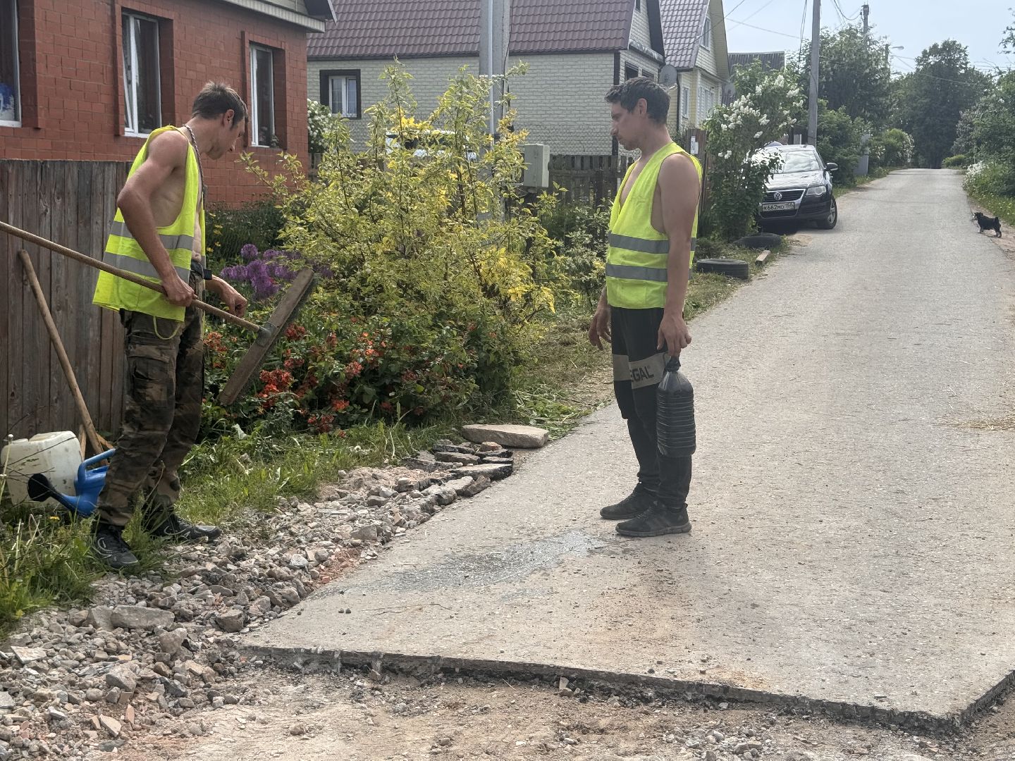 шаховская, коммунальная служба, ямочный ремонт,