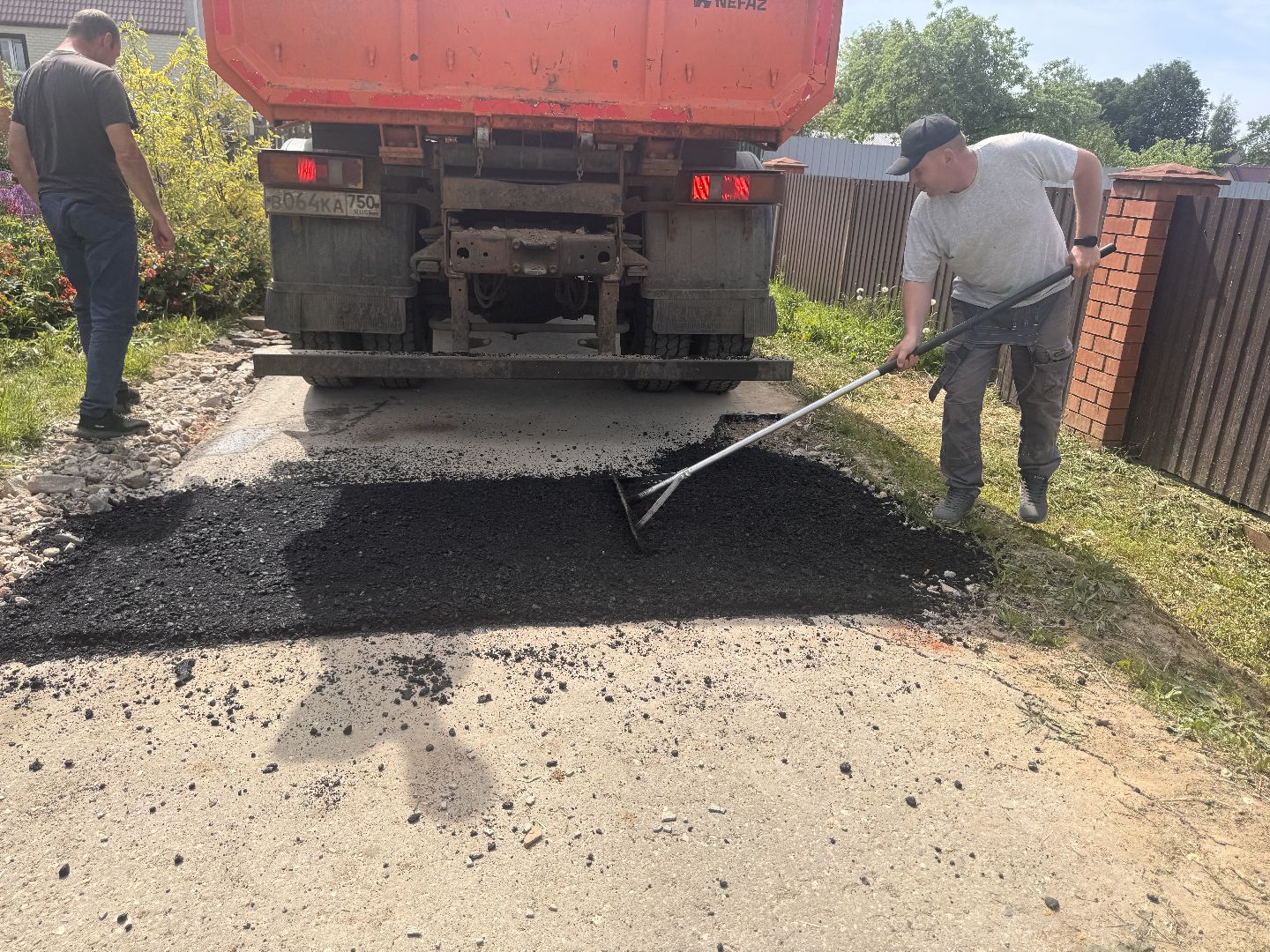 шаховская, коммунальная служба, ямочный ремонт,