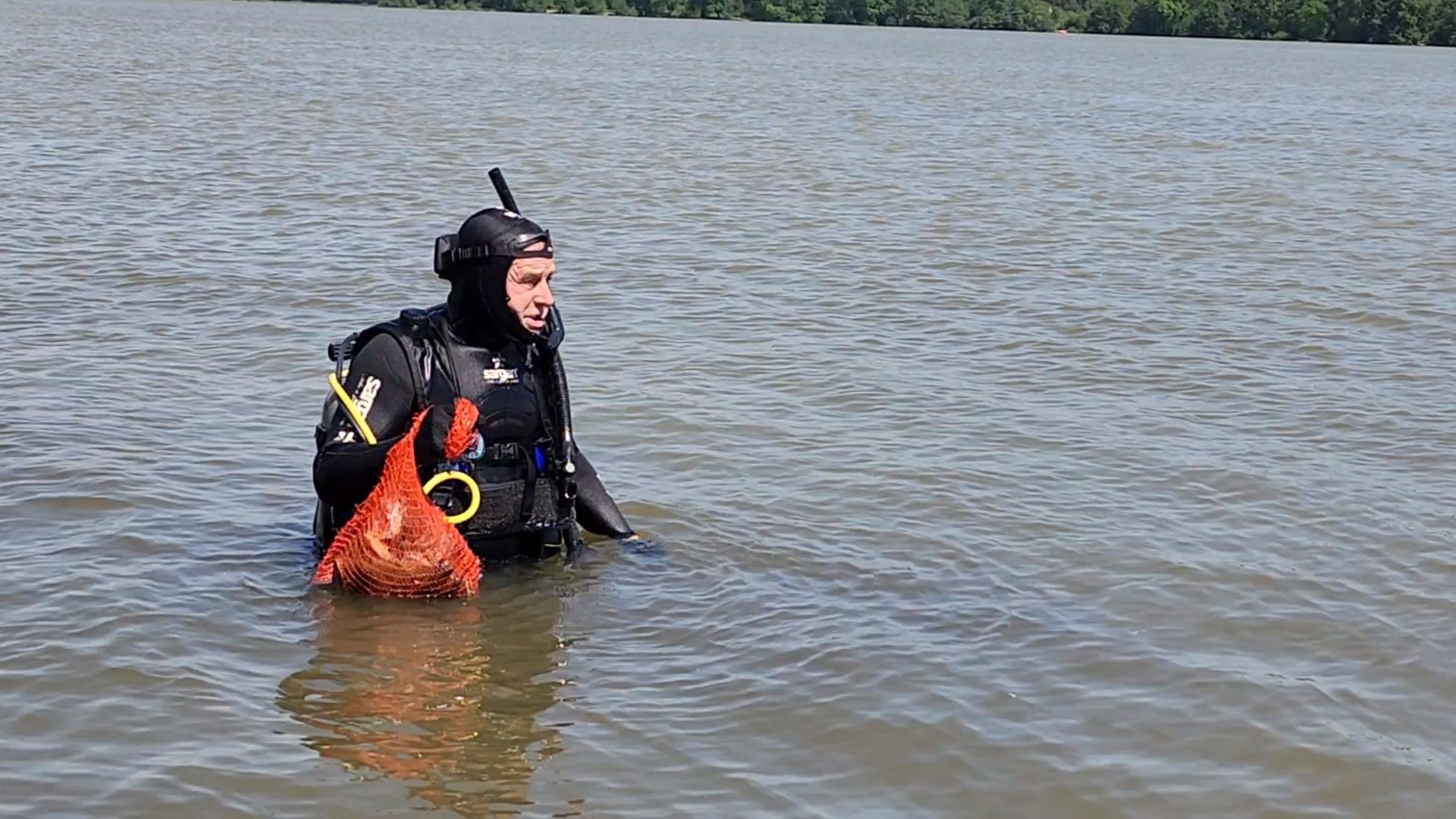 дайвинг, очистка водоемов, экологическая акция, Бисерово, Богородский городской округ,