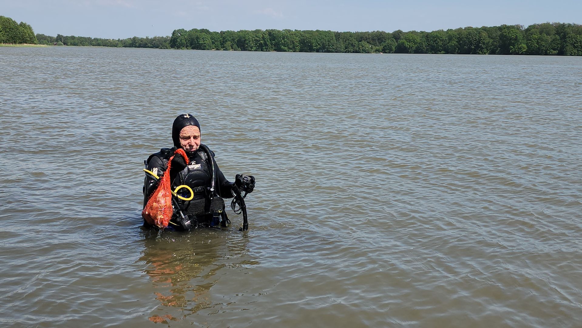 дайвинг, очистка водоемов, экологическая акция, Бисерово, Богородский городской округ,