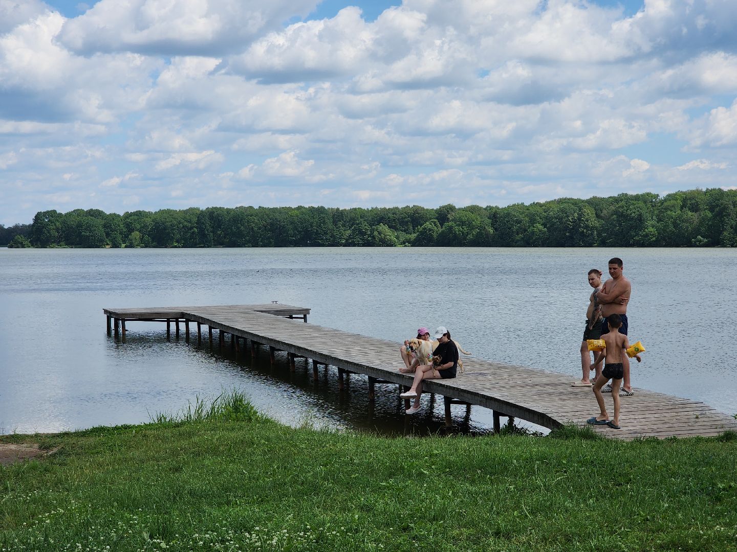 пляжный сезон, купальный сезон, озеро, Бисерово, Богородский городской округ,