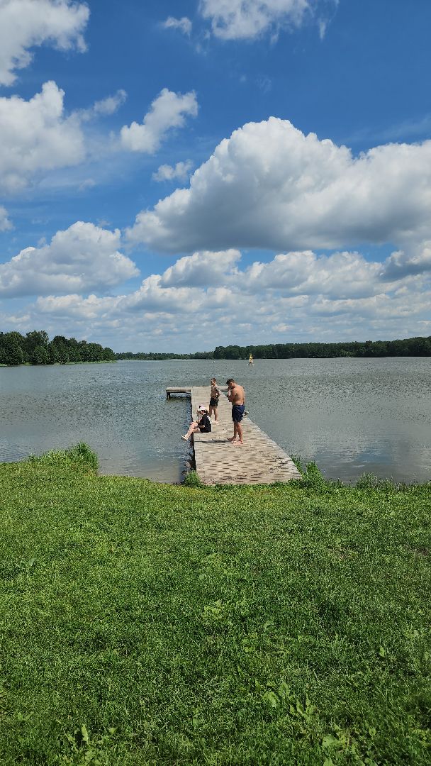пляжный сезон, купальный сезон, озеро, Бисерово, Богородский городской округ,