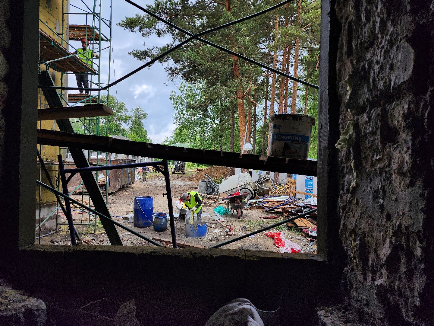 Дубна, Школа 1, Капитальный ремонт, Строительство,