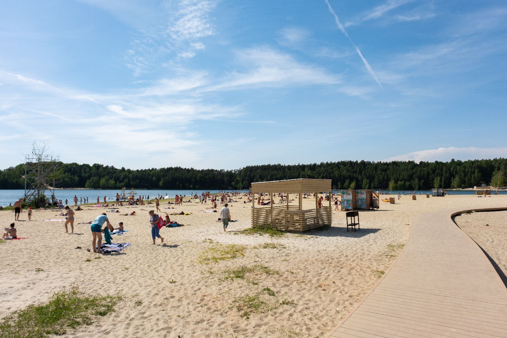 лыткарино, благоустройство, карьер, волкуша, пляжный сезон, лето,