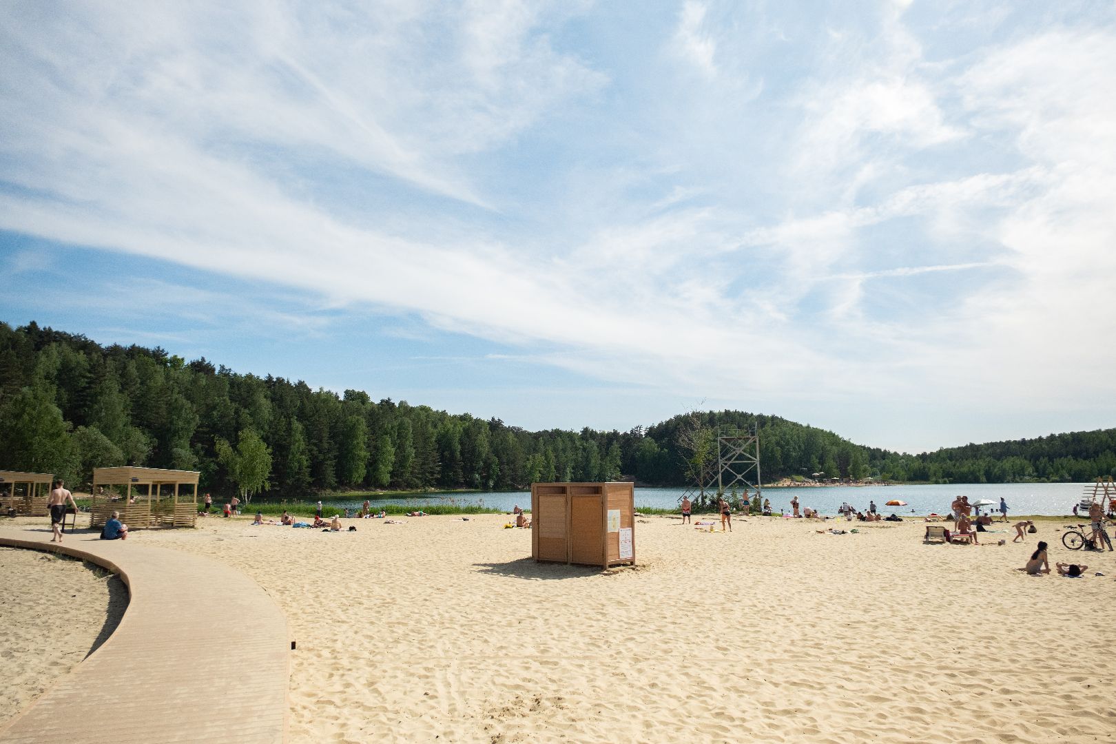 лыткарино, благоустройство, карьер, волкуша, пляжный сезон, лето,