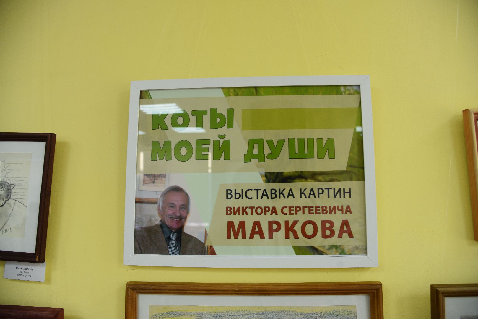 лотошино, лотошинская библиотека, выставка картин, культура,