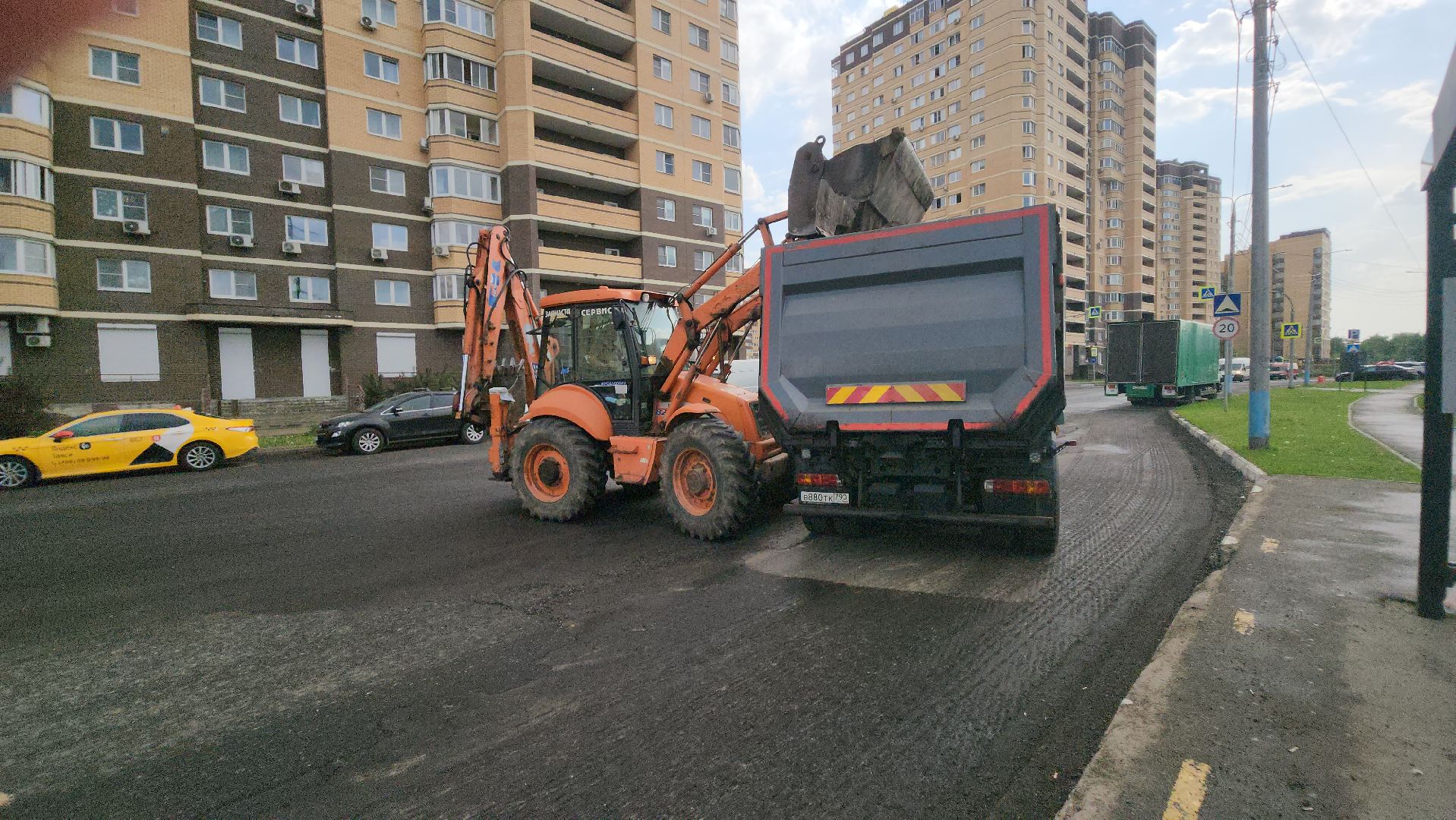 долгопрудный, бордюр, ремонт, асфальт, благоустойство,