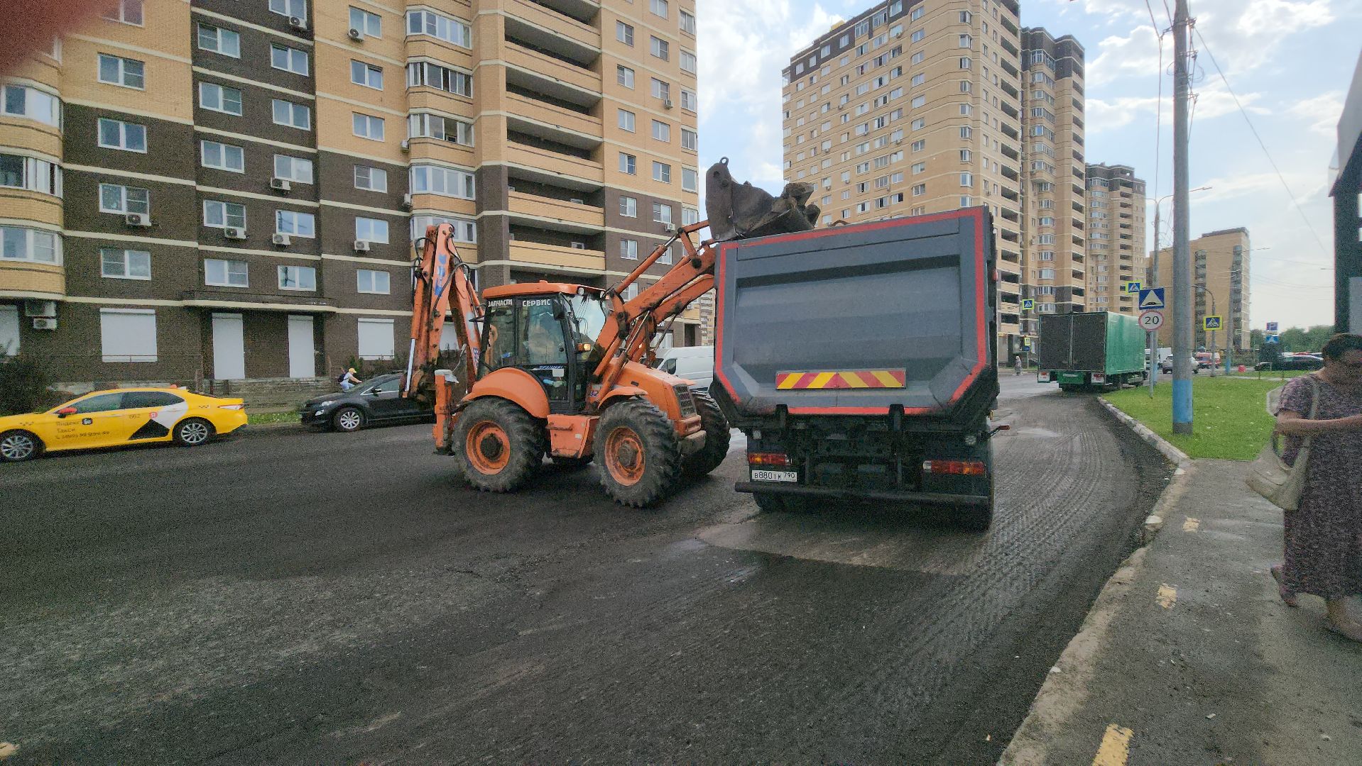 долгопрудный, бордюр, ремонт, асфальт, благоустойство,