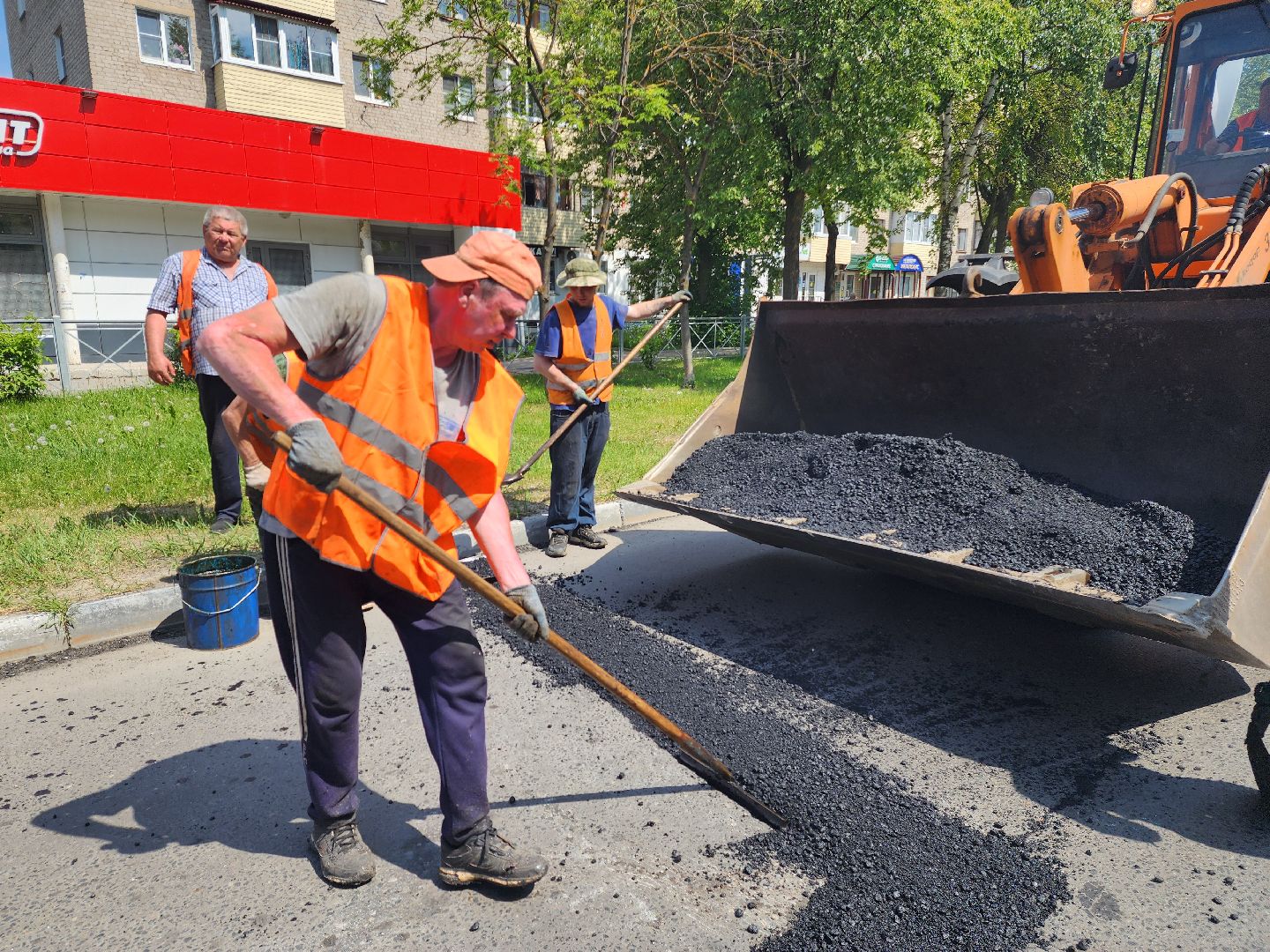 шатура, асфальтирование дворов дорог, жкх и благоустройство, жкх подмосковья, асфальтирование дорог,