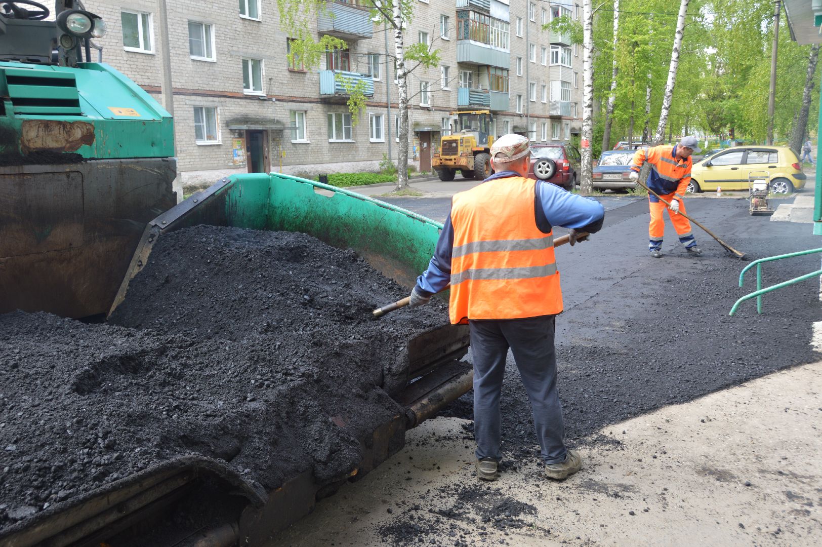 шатура, асфальтирование дворов дорог, жкх и благоустройство, жкх подмосковья, асфальтирование дорог,
