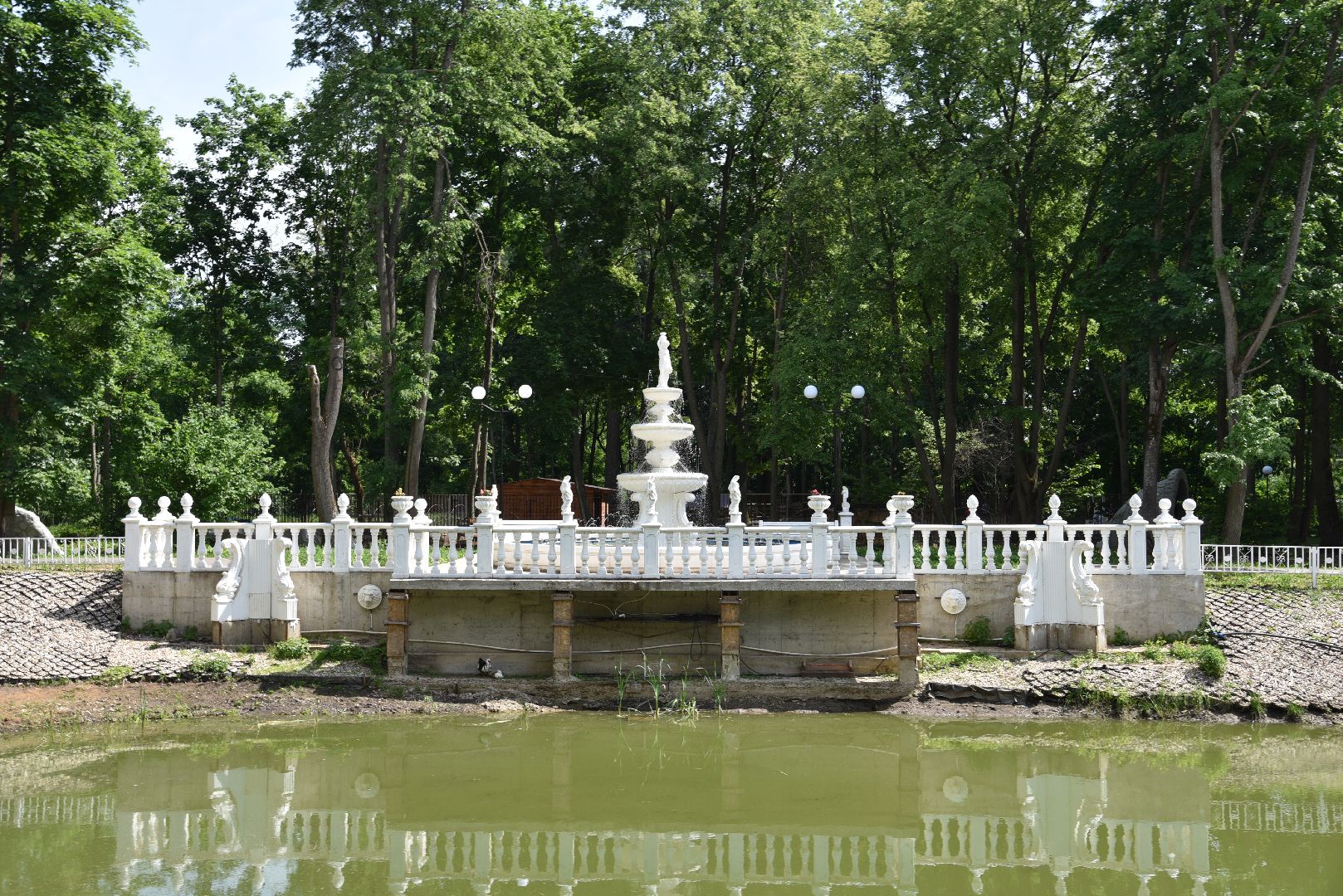 лотошино, лотошинский парк, день защиты детей, парки подмосковья, фонтан, дети,