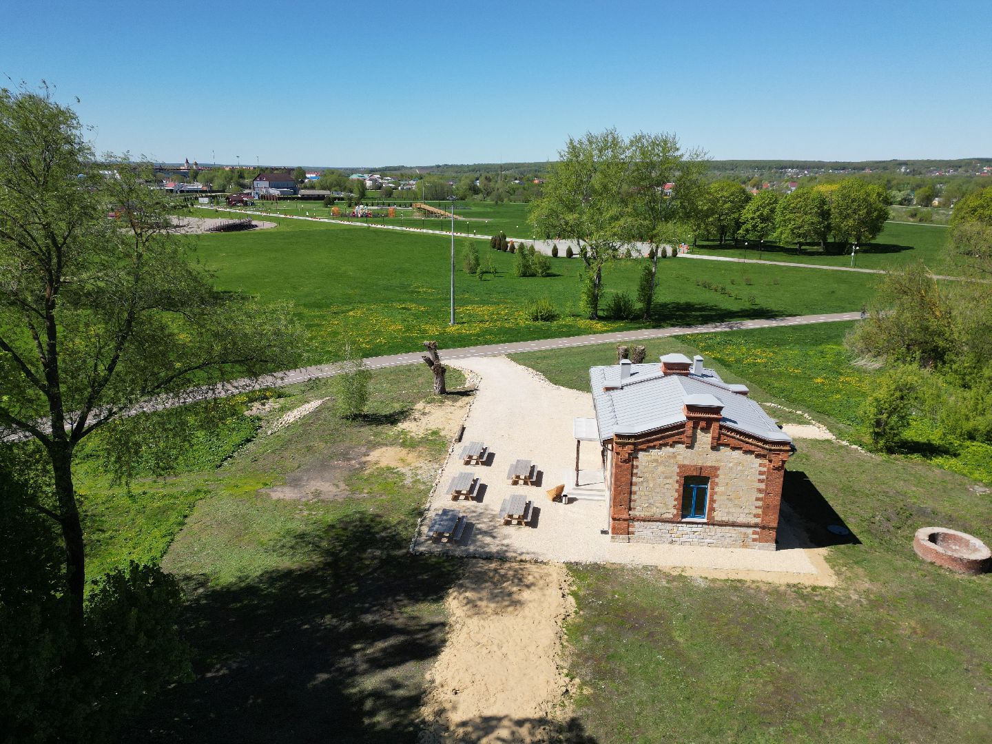 видео с коптера, серебряные пруды, парки, благоустройство,