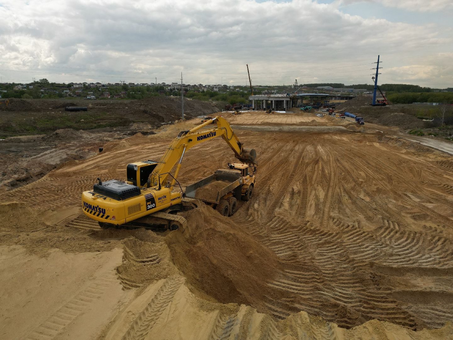 юла, лыткарино, трасса, строительство,видео с коптера,