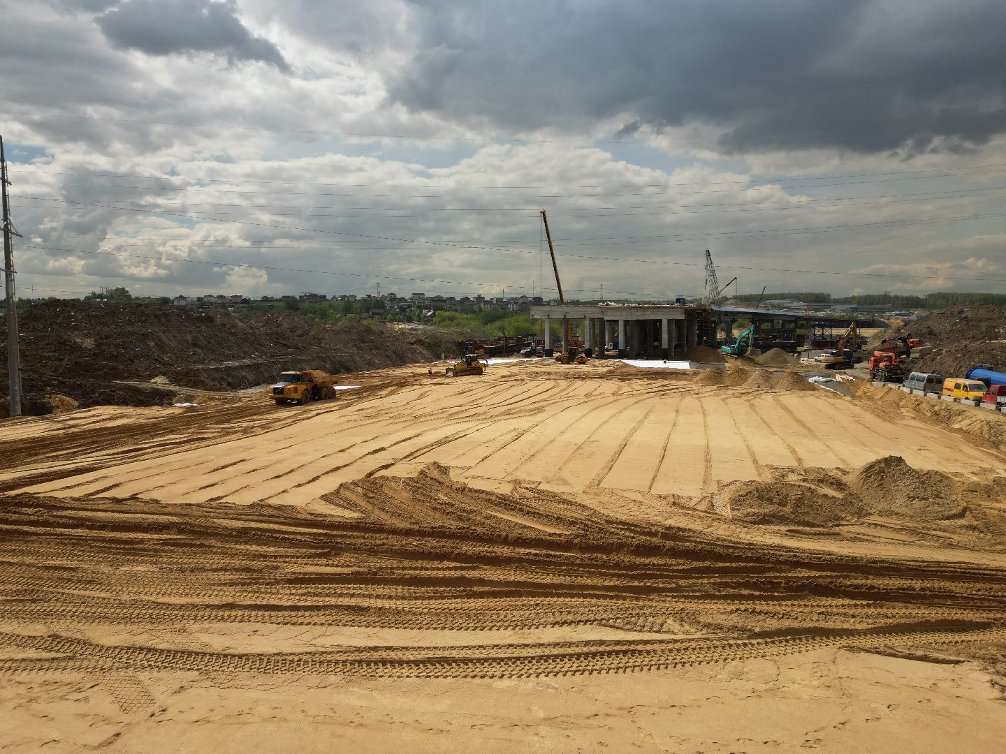 юла, лыткарино, трасса, строительство,видео с коптера,