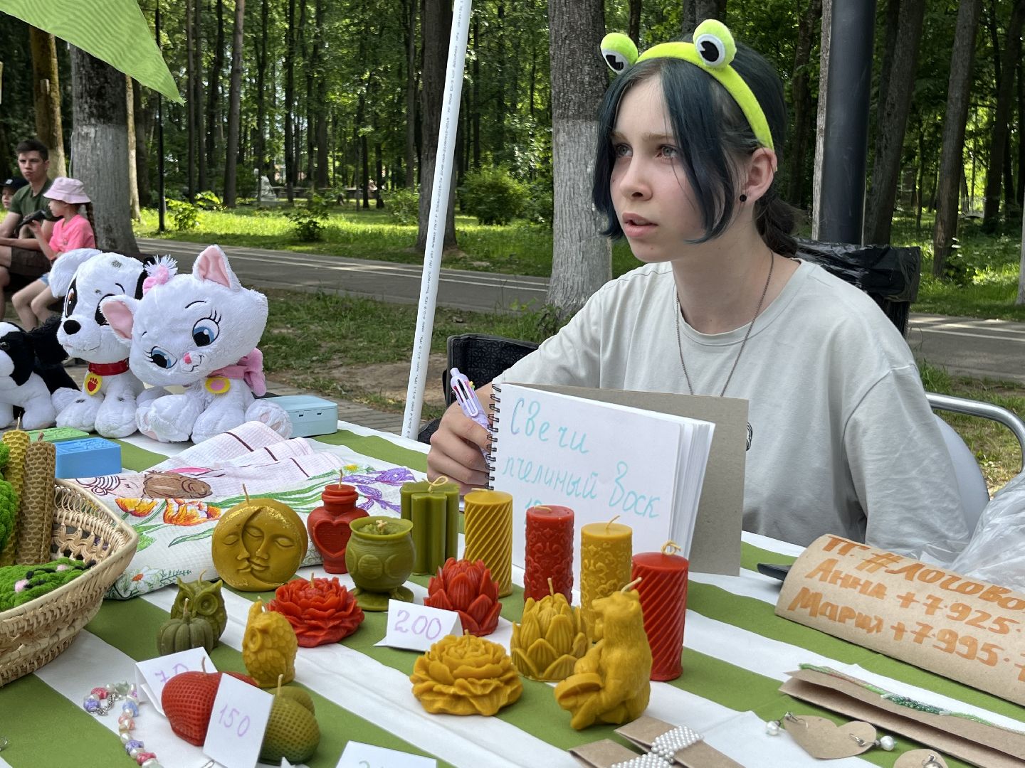 Наро-фоминск, наро-фоминский городской округ, Центральный парк Наро-Фоминска, детский маркет, юные предприниматели,