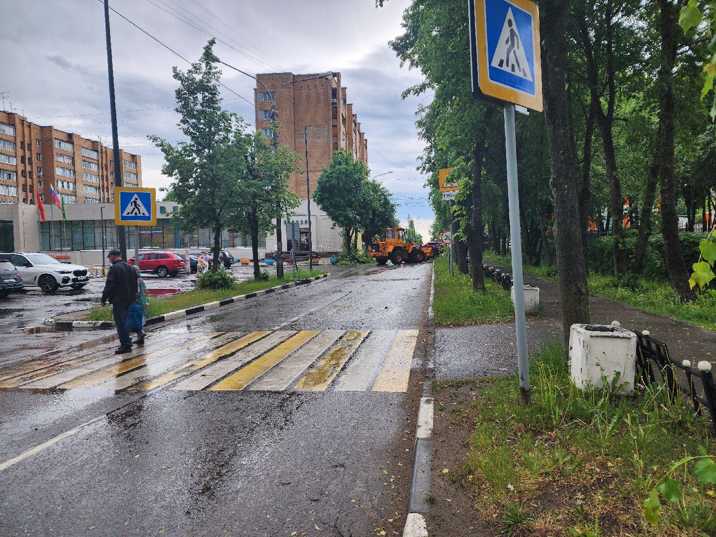 красноармейск, г.о. пушкинский, ликвидация последствий непогоды, дороги,