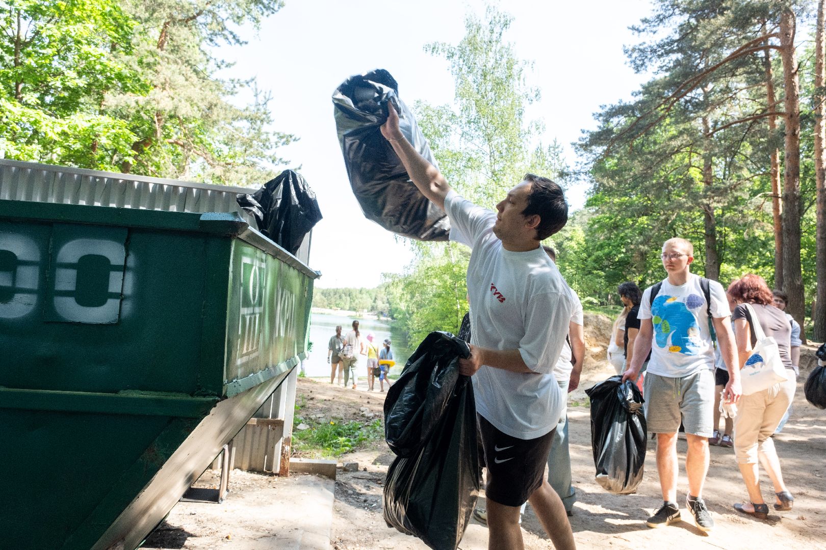 лыткарино, общество, экология, вода россии, волкуша, лесопарк, уборка, нацпроект,