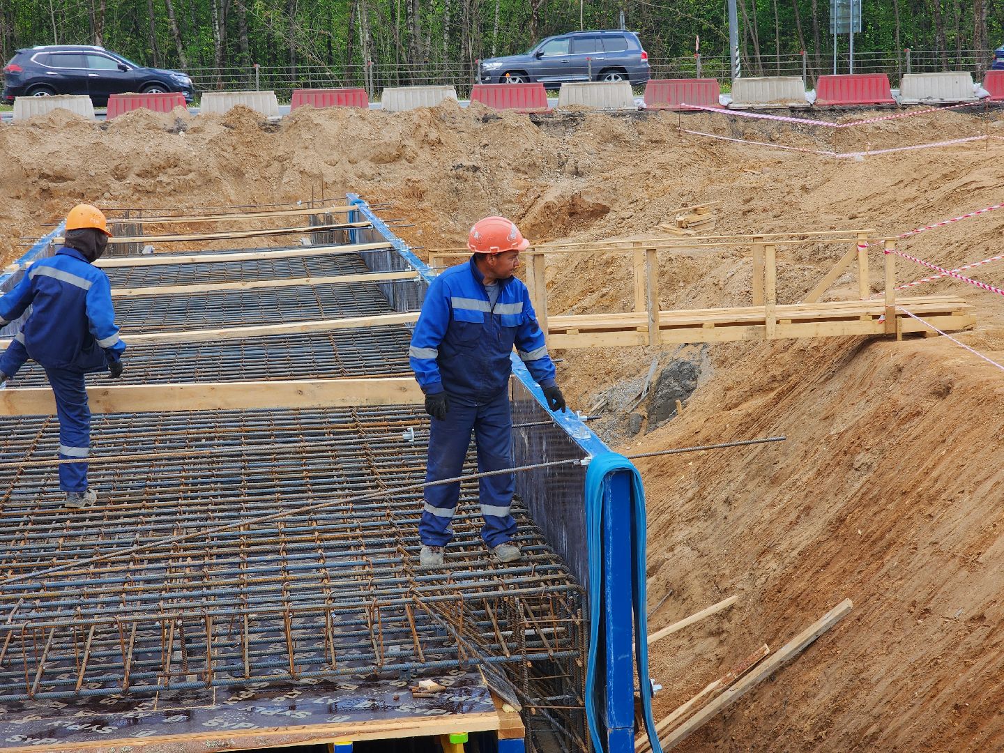 строительство, м-1, минское шоссе, строительство федеральной трассы, руза, рузский городской округ, дорожные работы,