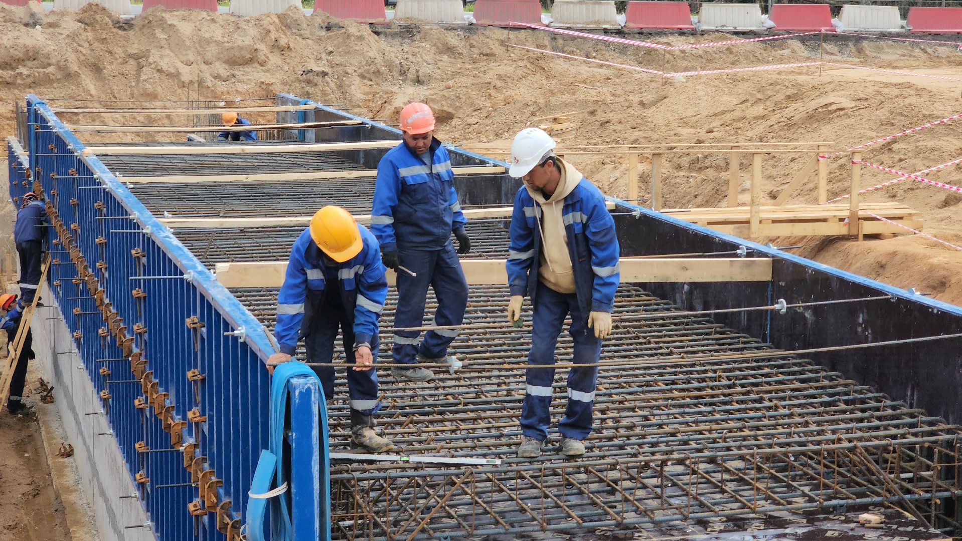 строительство, м-1, минское шоссе, строительство федеральной трассы, руза, рузский городской округ, дорожные работы,